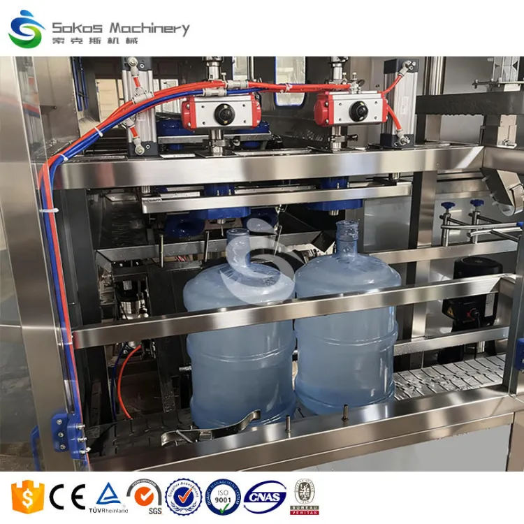 Fully Automatic Water Treatment Plant Bottling Machine 3-5 Gallon Bulk Water Production Line — image 5