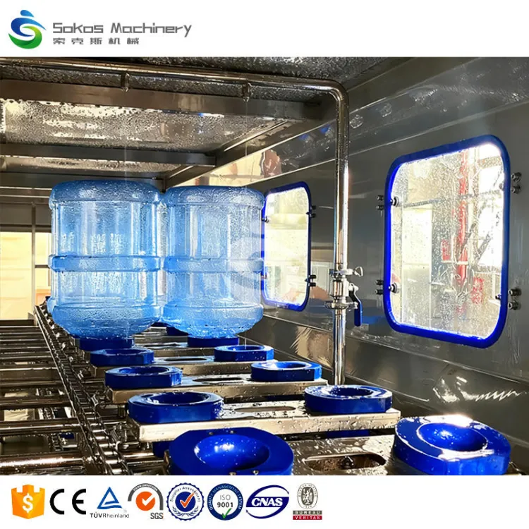 Fully Automatic Water Treatment Plant Bottling Machine 3-5 Gallon Bulk Water Production Line — image 6