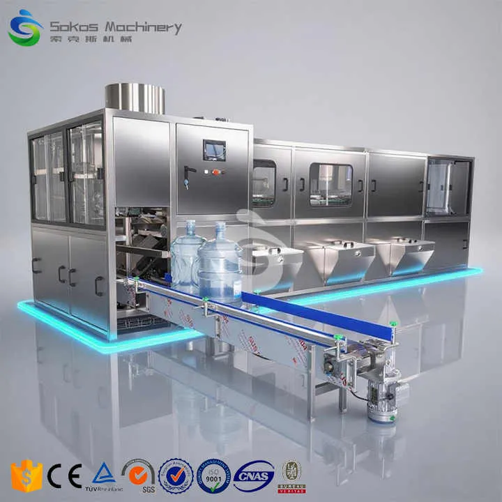 Fully Automatic Water Treatment Plant Bottling Machine 3-5 Gallon Bulk Water Production Line — image 7