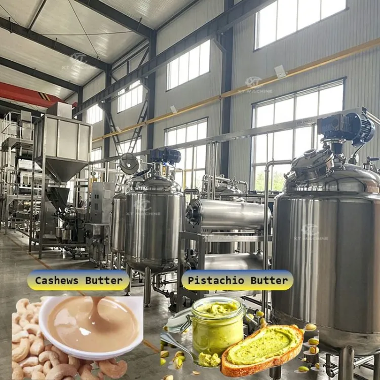 High Capacity Peanut Butter Production Line Stainless Steel Automatic Nut Paste Processing Plant for Food — image 3
