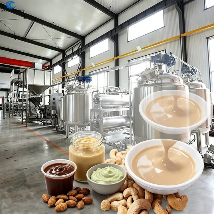 High Capacity Peanut Butter Production Line Stainless Steel Automatic Nut Paste Processing Plant for Food — image 5