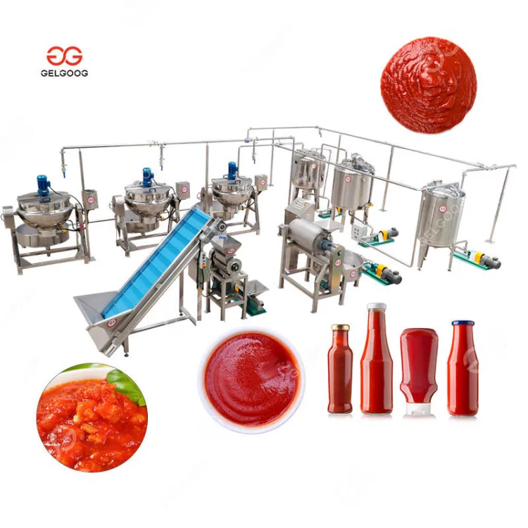 Industrial 3 Ton Automatic Fruit Vegetable Puree Machine Chilli Paste Processing Line Chili Sauce Production Line — image 5