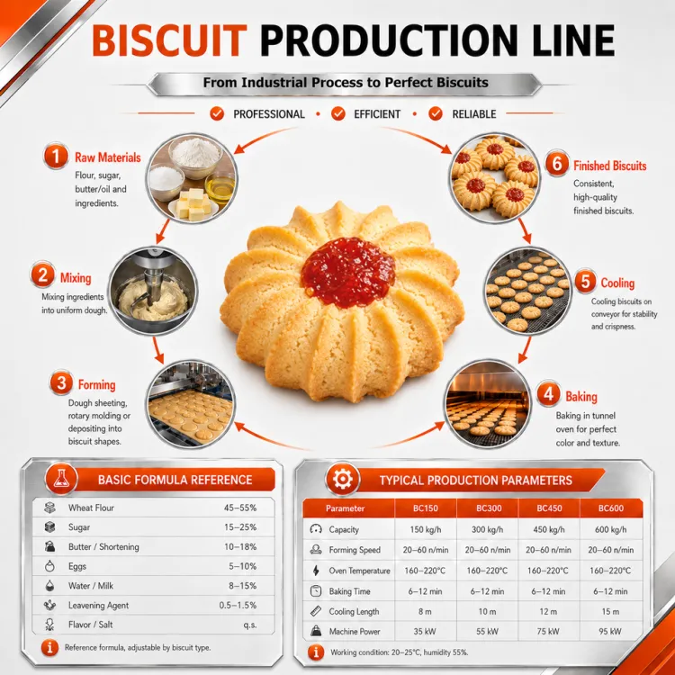 Automatic Biscuit Production Line / Full Automatic Cookie Making Machine Line — image 3