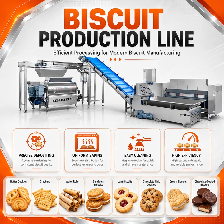 Automatic Biscuit Production Line / Full Automatic Cookie Making Machine Line — image 7