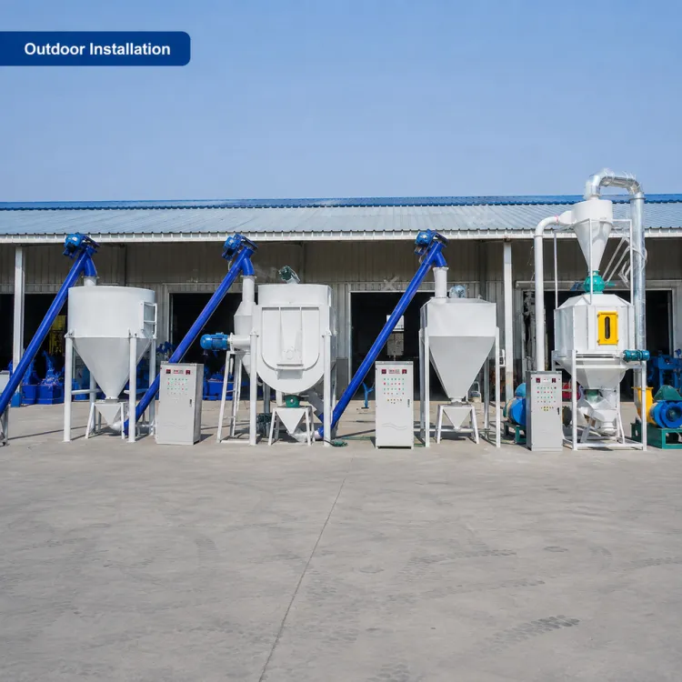 Feed Business Startup Production Line for Small Scale Grain Milling Mixing Weighing and Retail Bag Packing — image 3