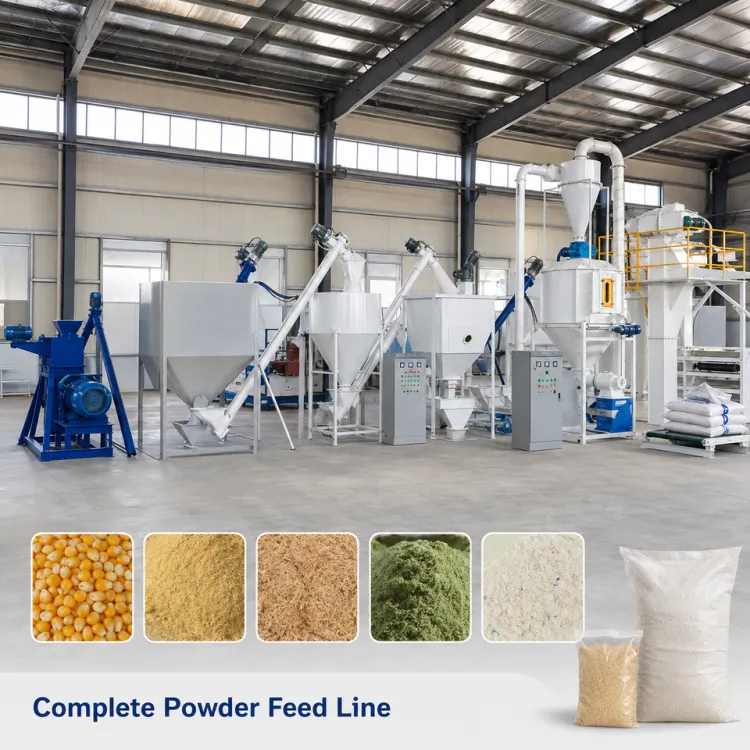 Feed Business Startup Production Line for Small Scale Grain Milling Mixing Weighing and Retail Bag Packing — image 4