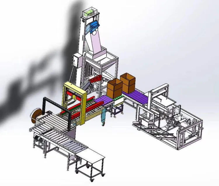 Automatic Hardware Filling Packing Sealing and Carton Loading Production Line with PLC Control — image 2