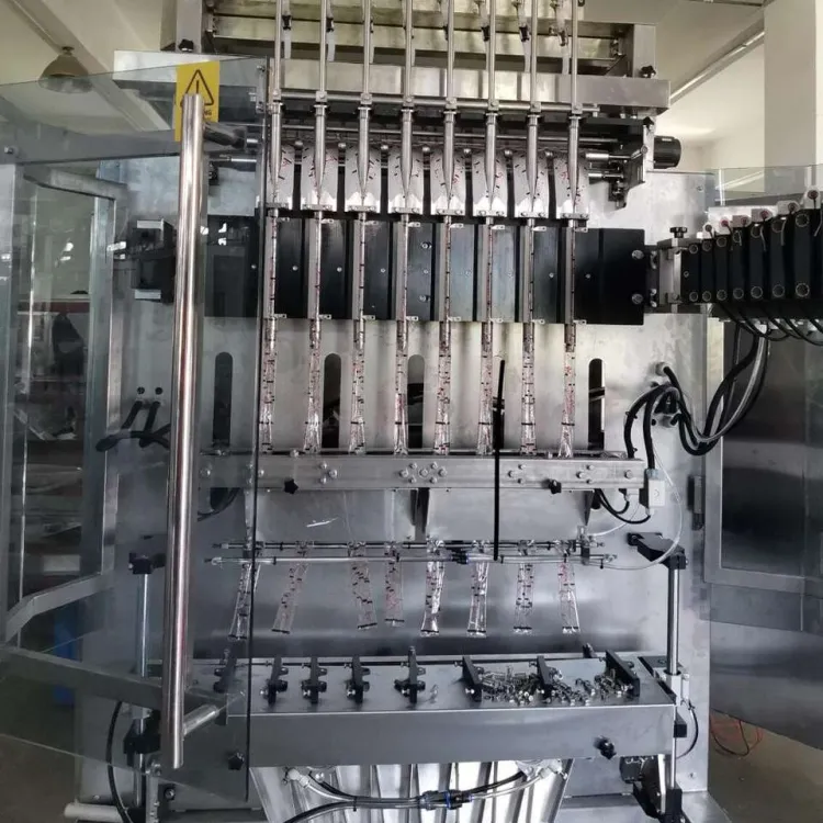 Multi Line 8 Lanes Freezed Juice Honey Ice Lolly Liquid Filling Stick Pack Sachet Packaging Machine Line — image 2