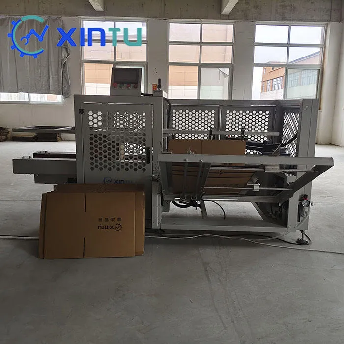 Fully Automatic Cardboard Box Carton Forming Sealing Packaging Line with Secondary Packaging Food Grade Bags & Pouches — image 5