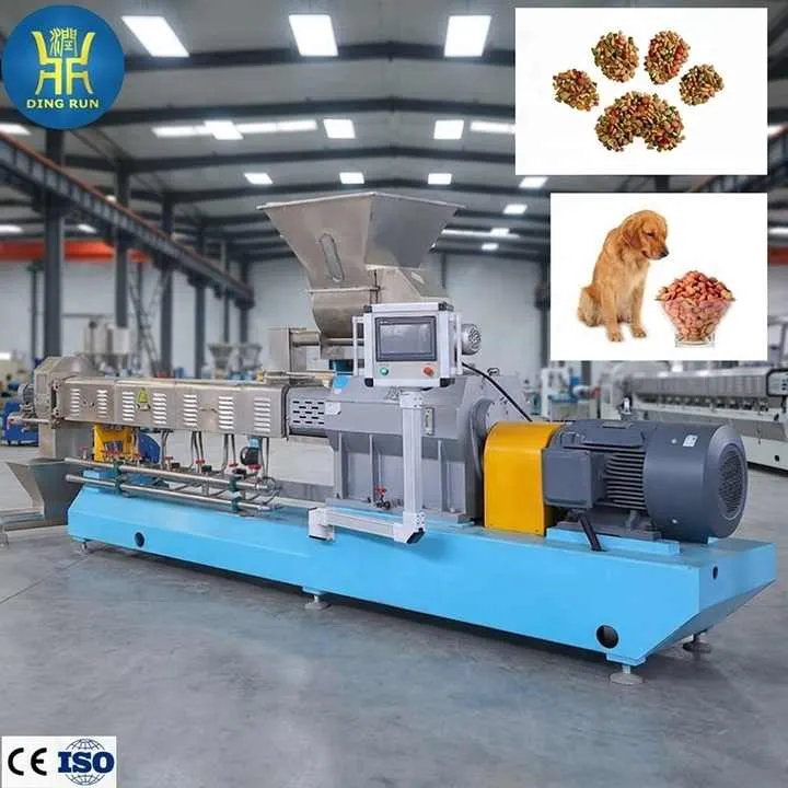 Automatic Industrial High Efficiency Stainless Steel Twin Screw Dry Extruded Pet Dog Cat Food Machine Processing Line — image 6