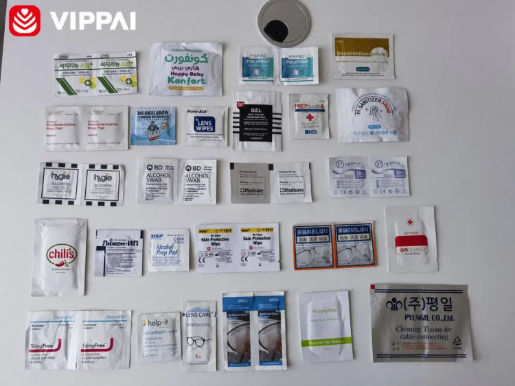 VIPPAI Great Manufactured Cosmetic Alcohol Pad Cotton Pad Making Packing Machine Production Line — image 2