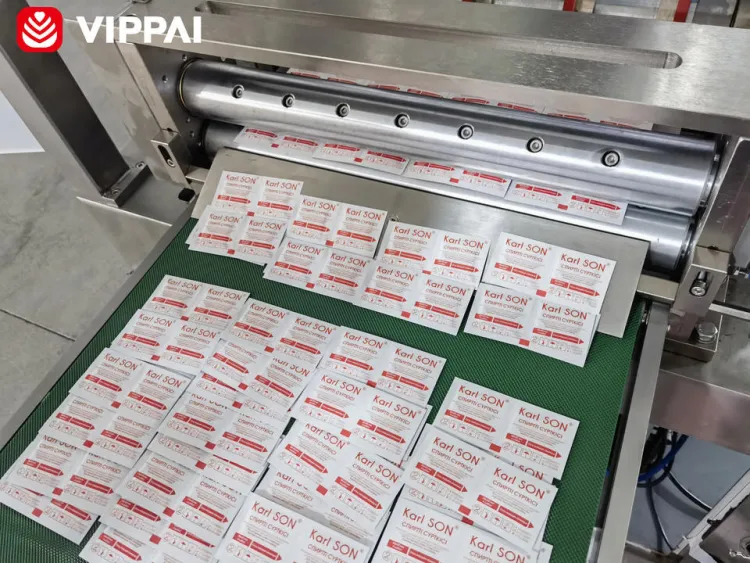 VIPPAI Great Manufactured Cosmetic Alcohol Pad Cotton Pad Making Packing Machine Production Line — image 3