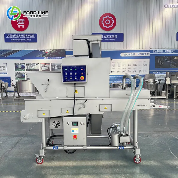 Automatic Food Product Flour Breadcrumb Coating Processing Breading Machine — image 6