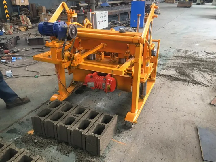 Mobile Diesel Concrete Hollow Block Brick Making Machine Manual Block Making Machine — image 2