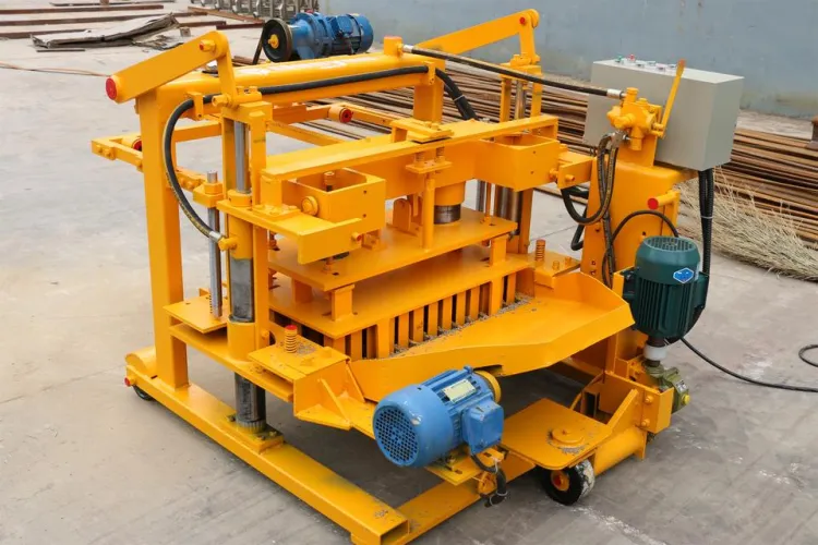 Mobile Diesel Concrete Hollow Block Brick Making Machine Manual Block Making Machine — image 3