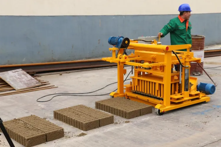 Mobile Diesel Concrete Hollow Block Brick Making Machine Manual Block Making Machine — image 4