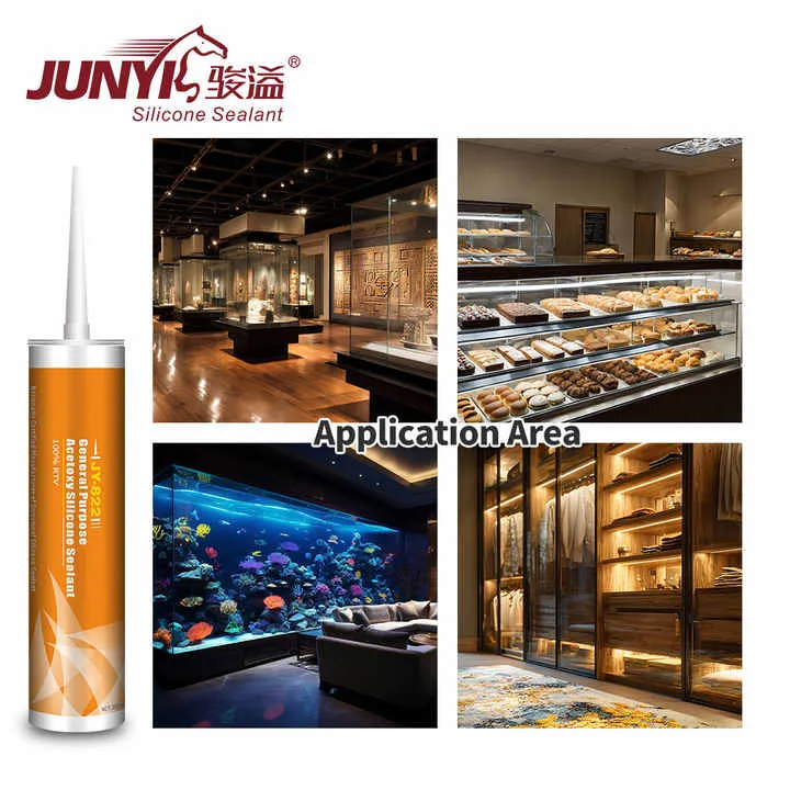 One-Part General Purpose 300Ml Waterproof Construction Acetoxy Cure Adhesives Silicone Sealant — image 7