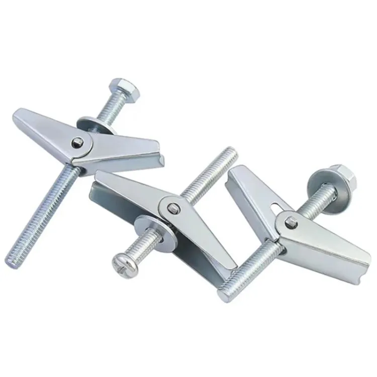 M4 M5 M6 M8 M10 Steel Galvanized Butterfly Screw Anchor Spring Toggle Bolt for Hollow Walls — image 4
