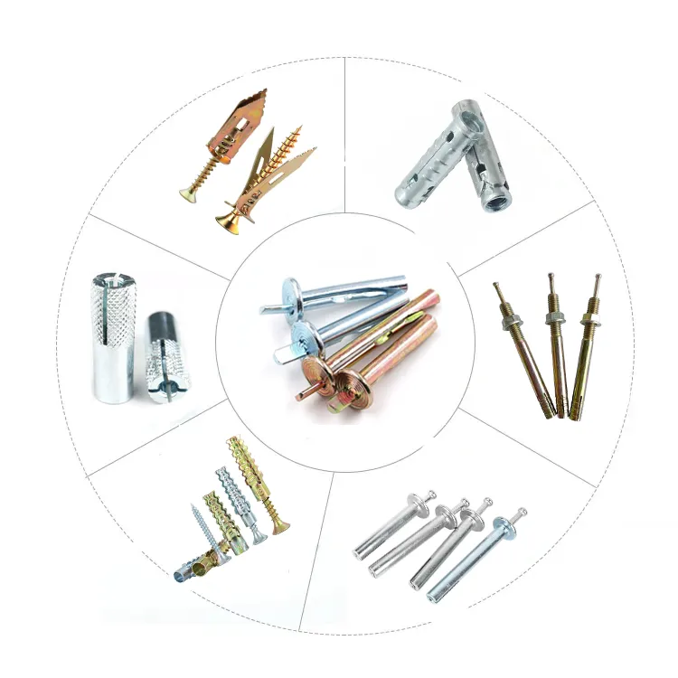 M4 M5 M6 M8 M10 Steel Galvanized Butterfly Screw Anchor Spring Toggle Bolt for Hollow Walls — image 5