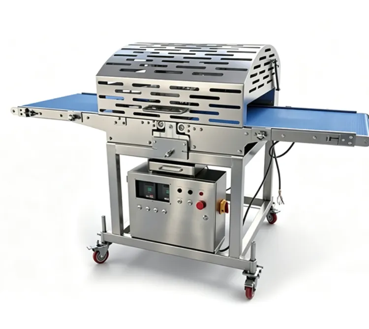 Automatic Meat Smoking Salmon Slicer, Chicken Breast Meat Cutter, Fresh Fish Slicing Machine — image 1