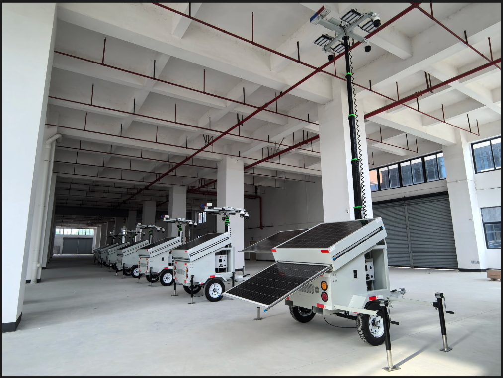 Mobile CCTV Tower Rapid Deployment with Telescopic Masts for Enhanced Surveillance — image 1