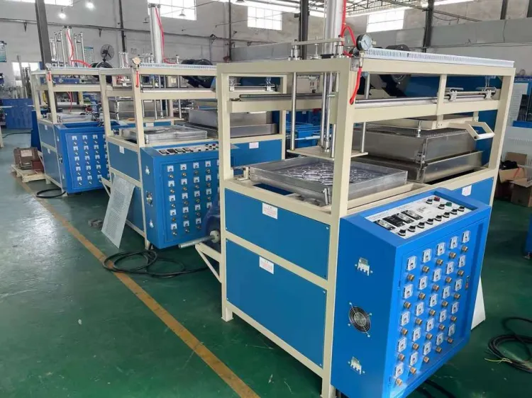 Small PV/PET/PP/PS/ABS Blister Tray Thermoforming Machine — image 4