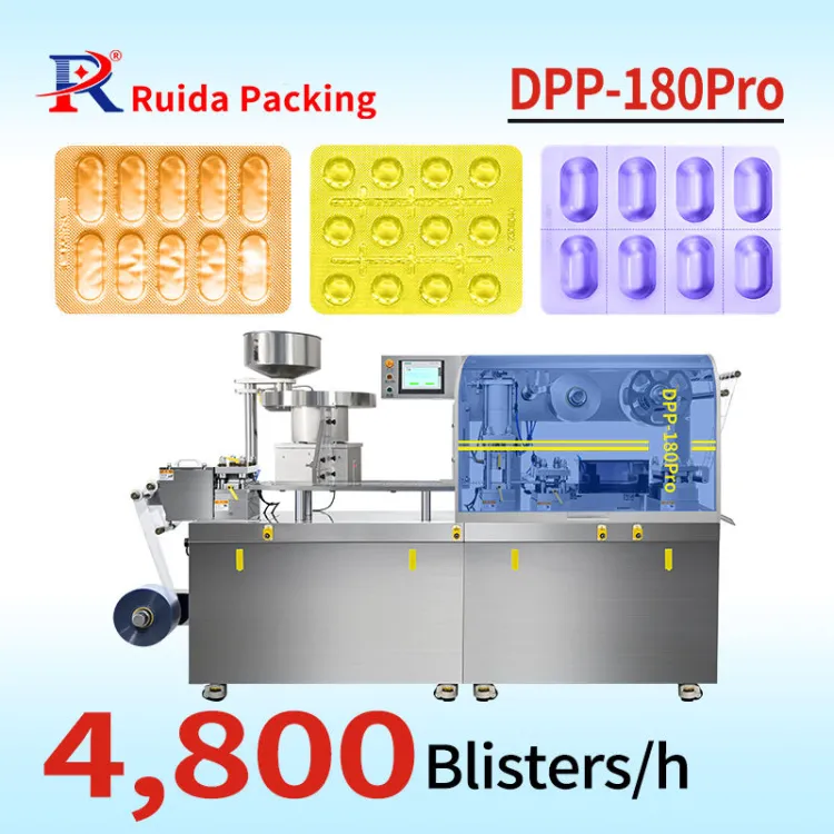 Aluminum Pvc Blister Packing Machine Manufacturer Tablet Pills Blister Machine for Packaging Capsule — image 1