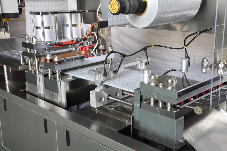 Automatic Aluminum Foil Blister Packaging Machine for Cheese Chocolate Egg Lollipop Food Packing Equipment — image 4