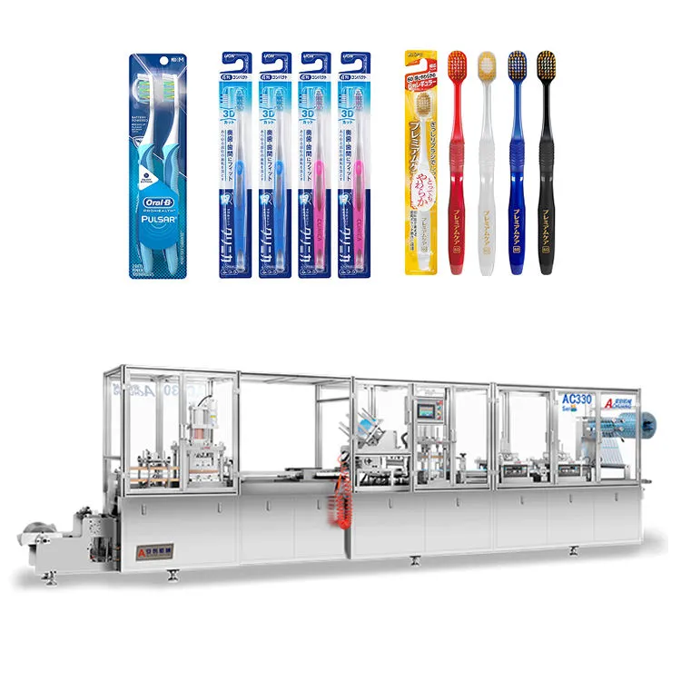 Automatic High-Accuracy Linear PVC/PET Blister Paper Card Packing Machine (8-15 Cycle/Min) for Toothbrush Blister Packaging Long — image 3