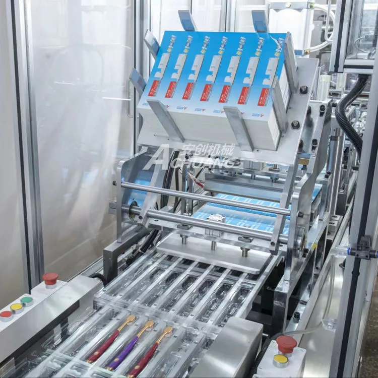Automatic High-Accuracy Linear PVC/PET Blister Paper Card Packing Machine (8-15 Cycle/Min) for Toothbrush Blister Packaging Long — image 4
