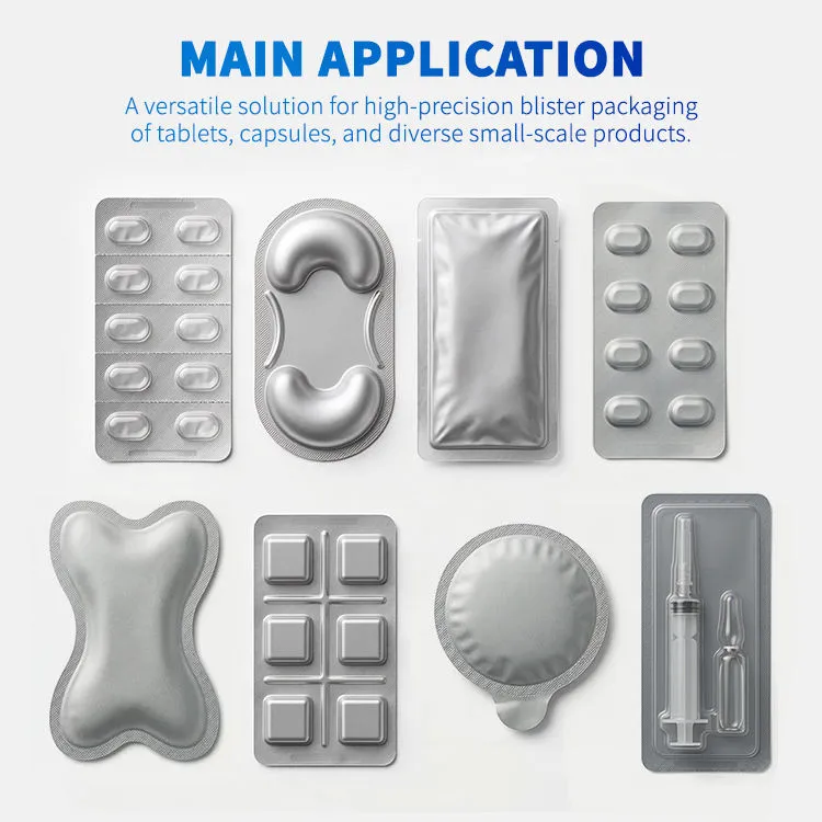 DPP High Speed Fully Automatic Aluminum Plastic Flat Plate Softgel Gelatine Capsule Tablet Blister Packing Machine — image 2