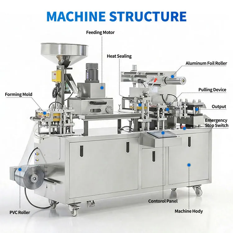 DPP High Speed Fully Automatic Aluminum Plastic Flat Plate Softgel Gelatine Capsule Tablet Blister Packing Machine — image 4