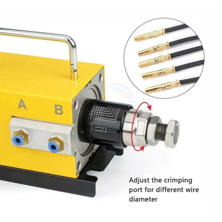 TP-C10 Coaxial Coax Crimping Machine Coax Wire Terminal Crimping Machine — image 4