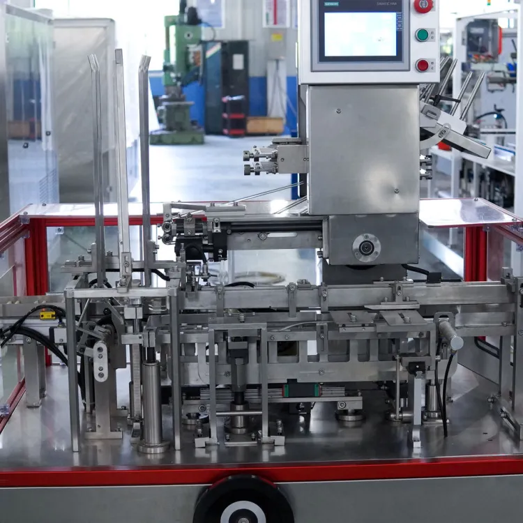 NDZ-120 Automatic Box Cartoning Machine Cartoner for Blister Trays Round Bottles Paper Packaging Food & Cosmetic Daily Goods — image 3
