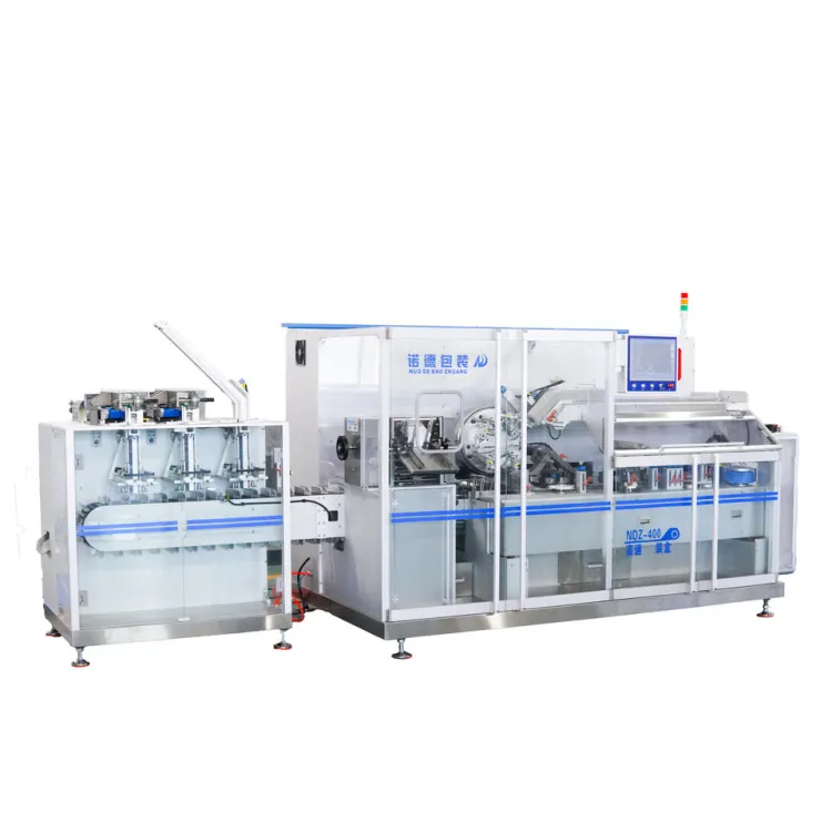400 Boxes/Min High Speed Automatic Cartoning Machine Small Boxe Servo-Driven Cartoner for Food Pill case Cosmetic Packaging Line — image 5