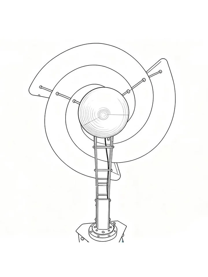 Archimedes-type Wind Turbine Vertical Axis Wind Turbine Generator — image 5