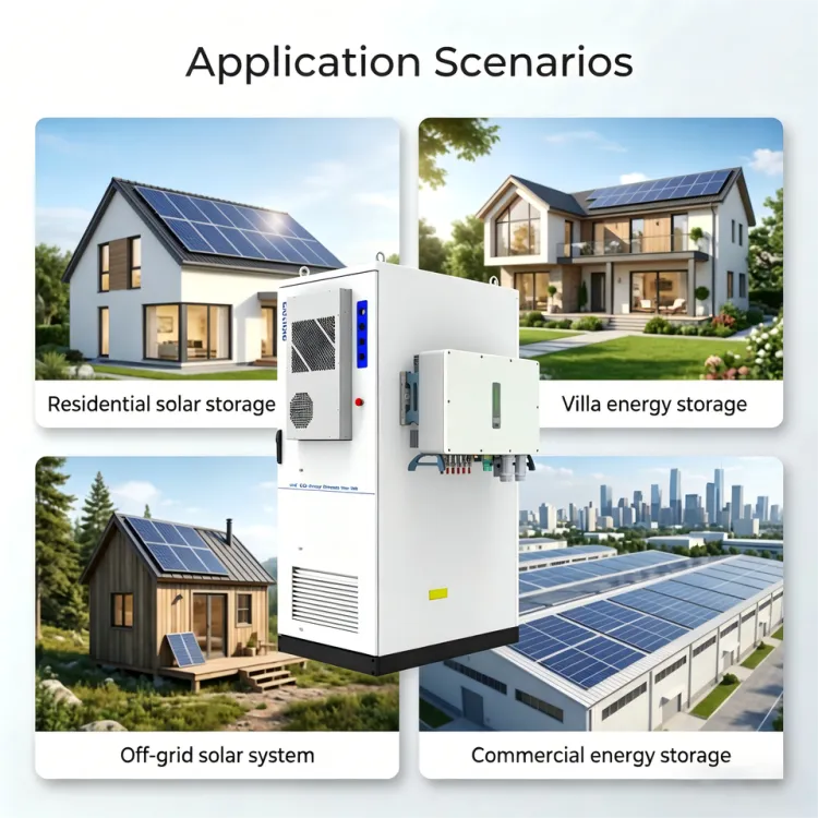Energy Storage Power Air-cooled Hybrid Cabinet PV ESS Battery Storage Solution for Industrial Commercial Solar Projects — image 5