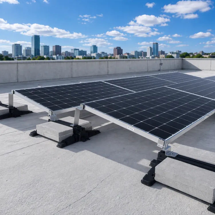 Solar Panel Mounting System PV Racking Structure for Flat Roof Ground Bracket Support Steel C U Channel OEM Available — image 5