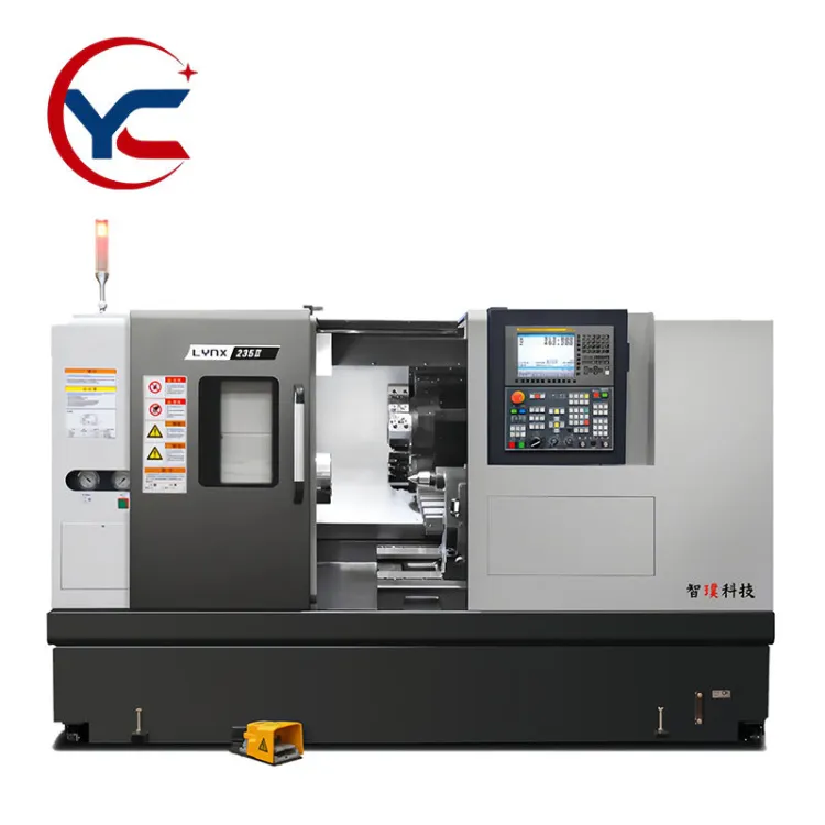 235II Open Type High Precision CNC Turning Center Medium Duty Industrial Metal Lathe OEM CE ISO — image 3
