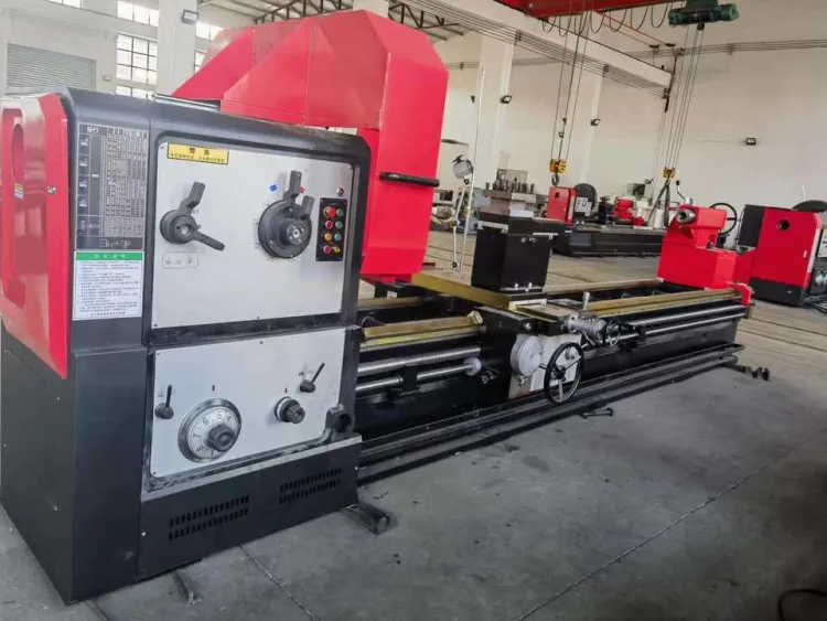 Horizontal Universal Manual Lathe CW6180 High Precision Heavy Duty 4 Tool Stations 380/220V 8000mm Max A2-11 — image 3