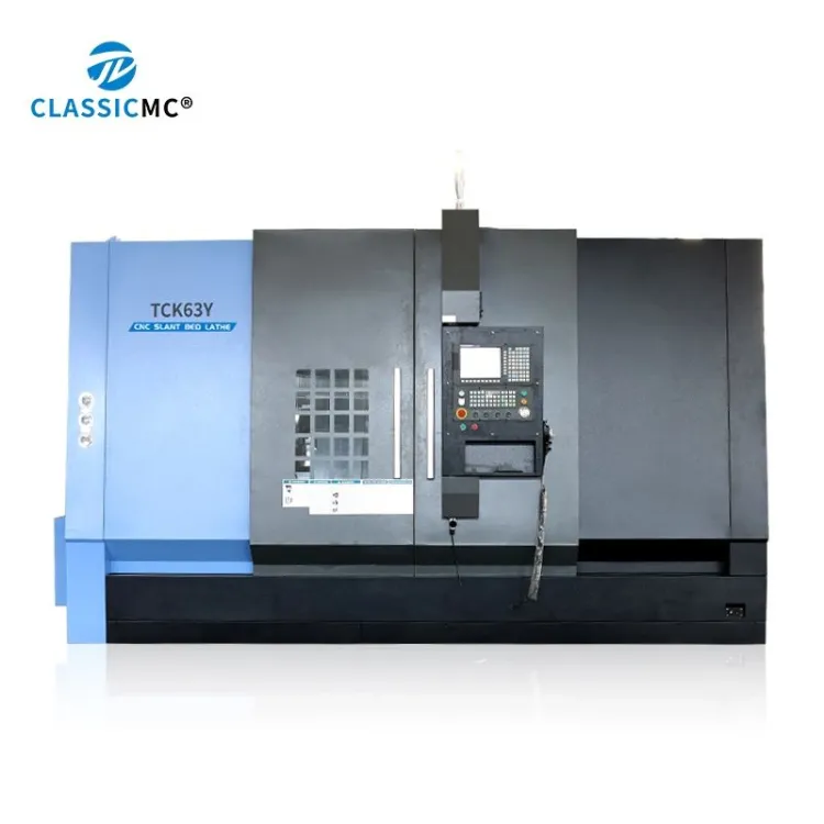 High-EfficiencyTCK63y Small CNC Lathe Machine Metal Turning Center CNC Lathe Machine for Metal — image 2