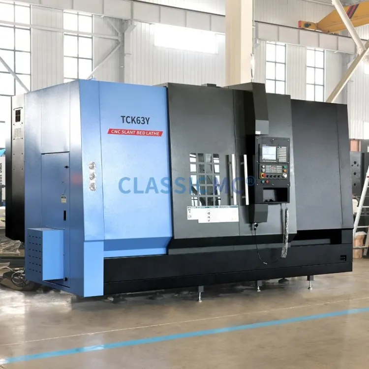 High-EfficiencyTCK63y Small CNC Lathe Machine Metal Turning Center CNC Lathe Machine for Metal — image 3