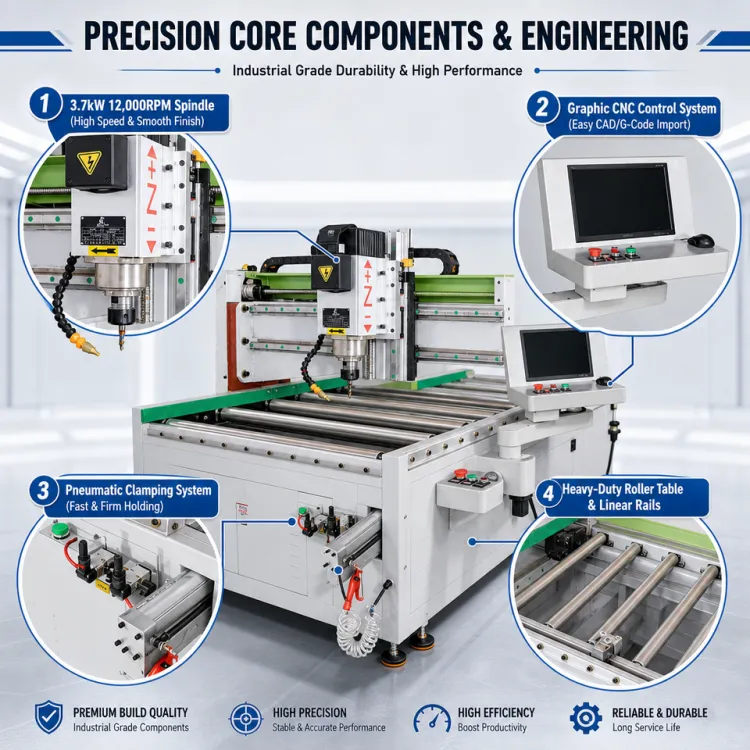 JUNDE Bench Steel Desktop Cnc Rotary Router Gun Lathe Machining Drilling Machine Metal 3 Axis for Machining — image 2