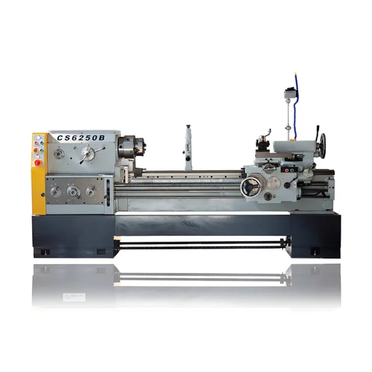 CS6250b Precision Universal Manual Lathe Gap Bed Metal Turning Machine at an — image 1