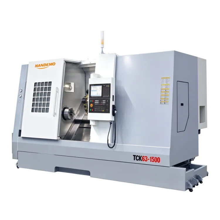TCK63-1500 Metal Lathe Machine 630mm Swing 1500mm CNC Slant Bed Heavy Duty Engine Lathe — image 4