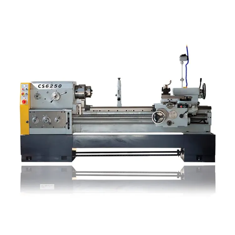 CS6250b Precision Universal Manual Lathe Gap Bed Metal Turning Machine at an — image 2