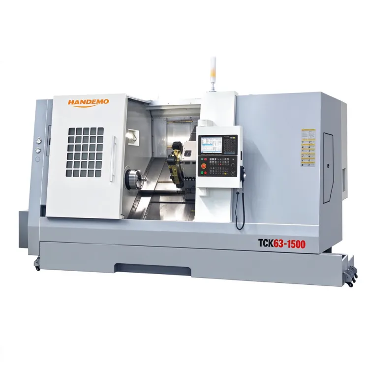 TCK63-1500 Metal Lathe Machine 630mm Swing 1500mm CNC Slant Bed Heavy Duty Engine Lathe — image 5