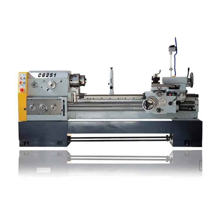 CS6250b Precision Universal Manual Lathe Gap Bed Metal Turning Machine at an — image 4