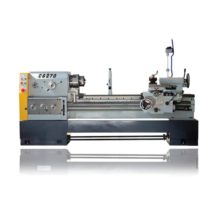 CS6250b Precision Universal Manual Lathe Gap Bed Metal Turning Machine at an — image 6