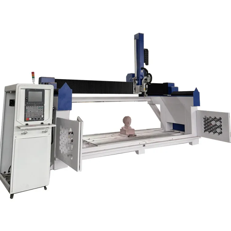 4 Axis CNC Router Wood Lathe Turning & Sculpture Carving 4th Axis Rotary Table Mini CNC with Servo Motor for — image 2